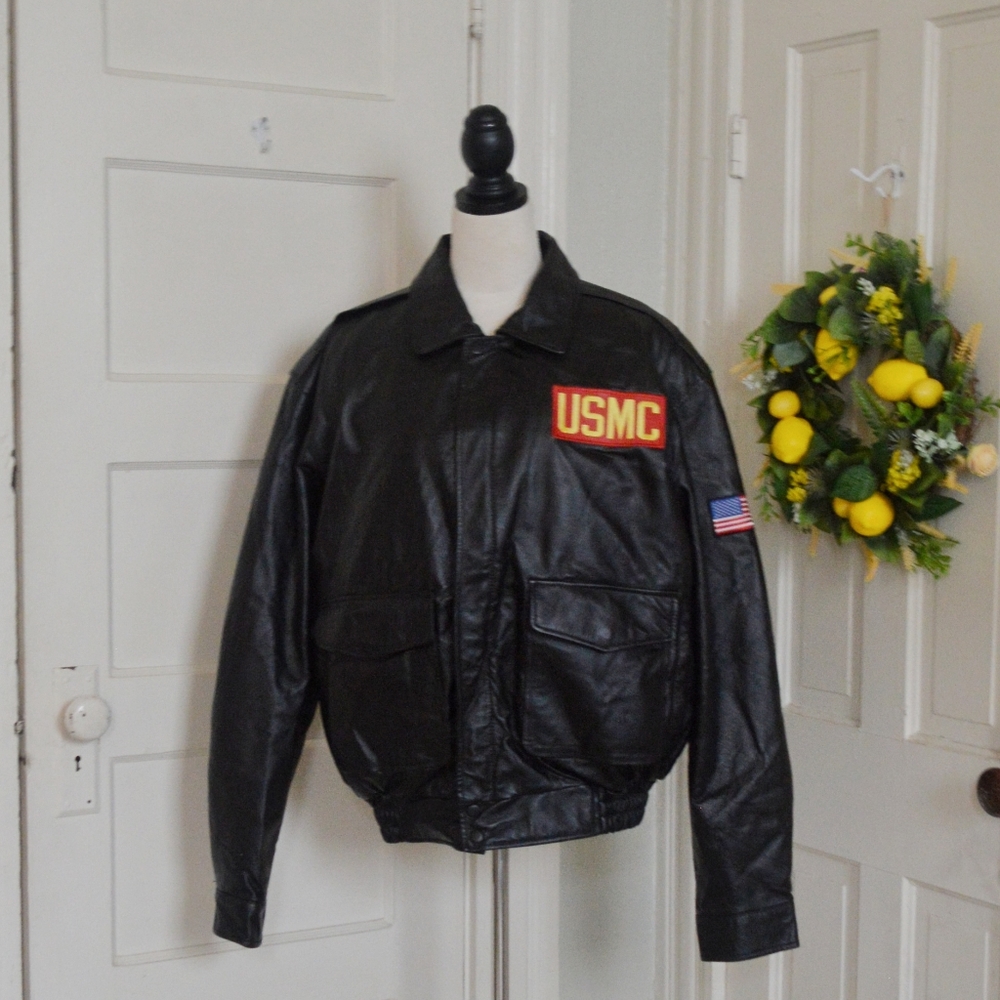 Leather Gallery USMC Bomber Jacket